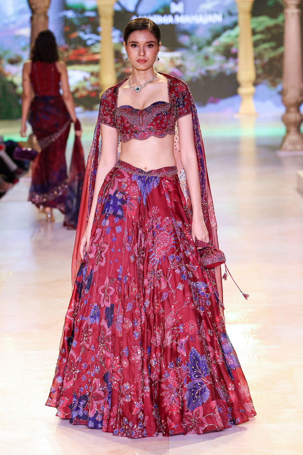 Ridaa Heavy Embroidered Lehenga Set