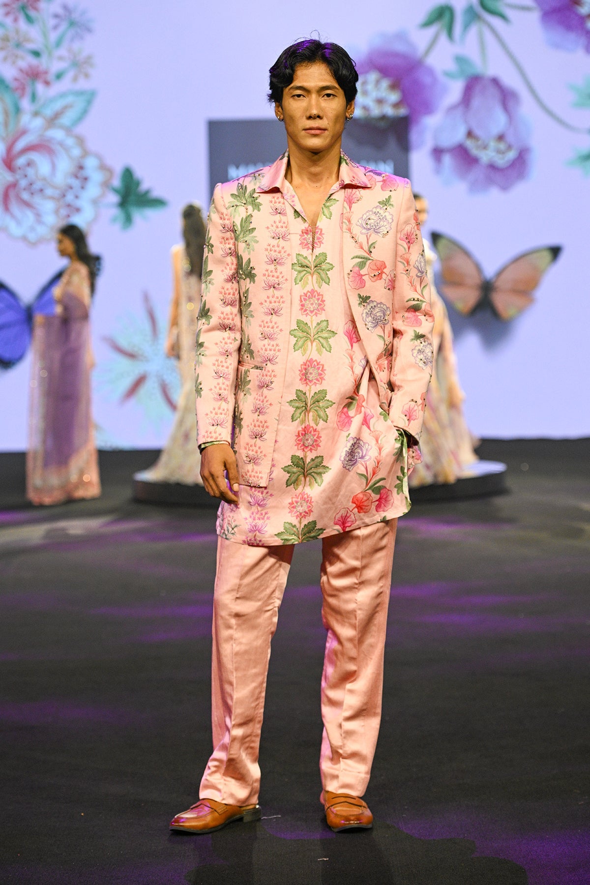 Nawal Quilted Hand Embroidered Blazer Set