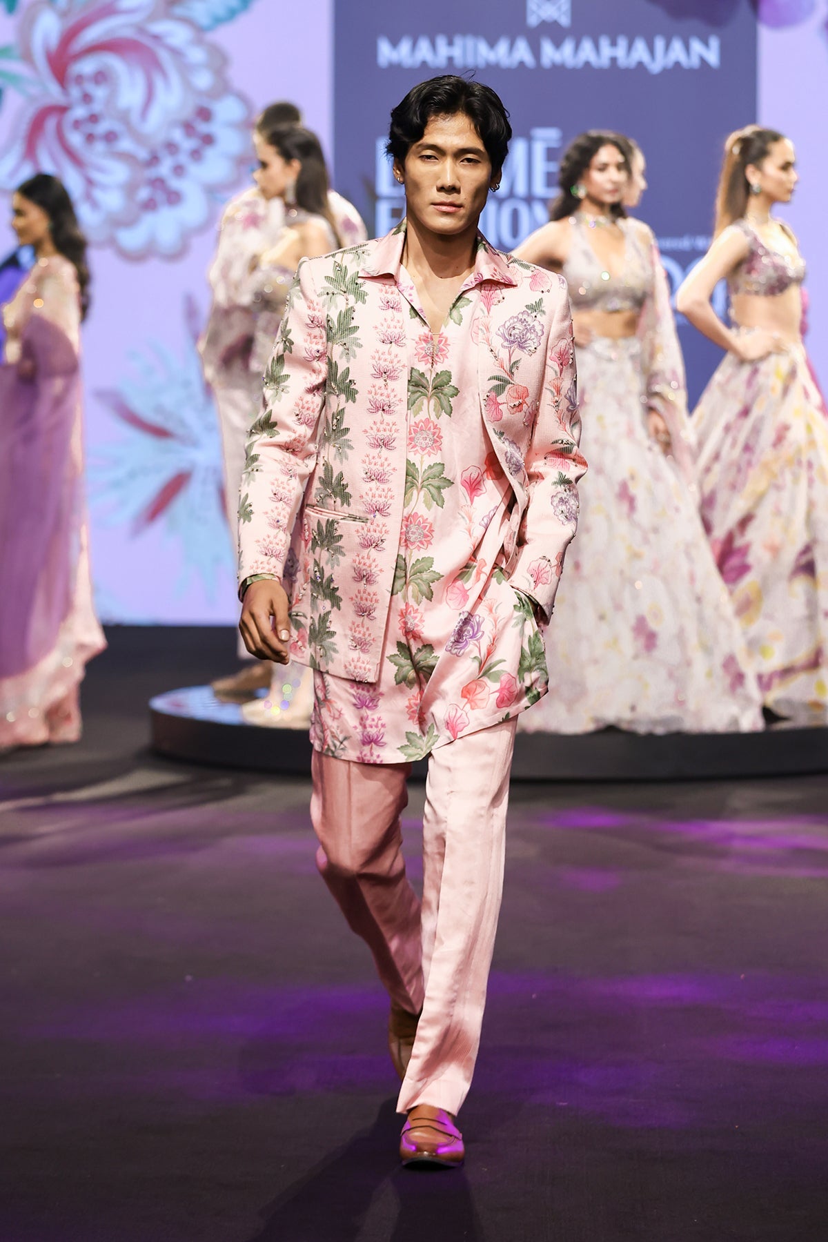 Nawal Quilted Hand Embroidered Blazer Set