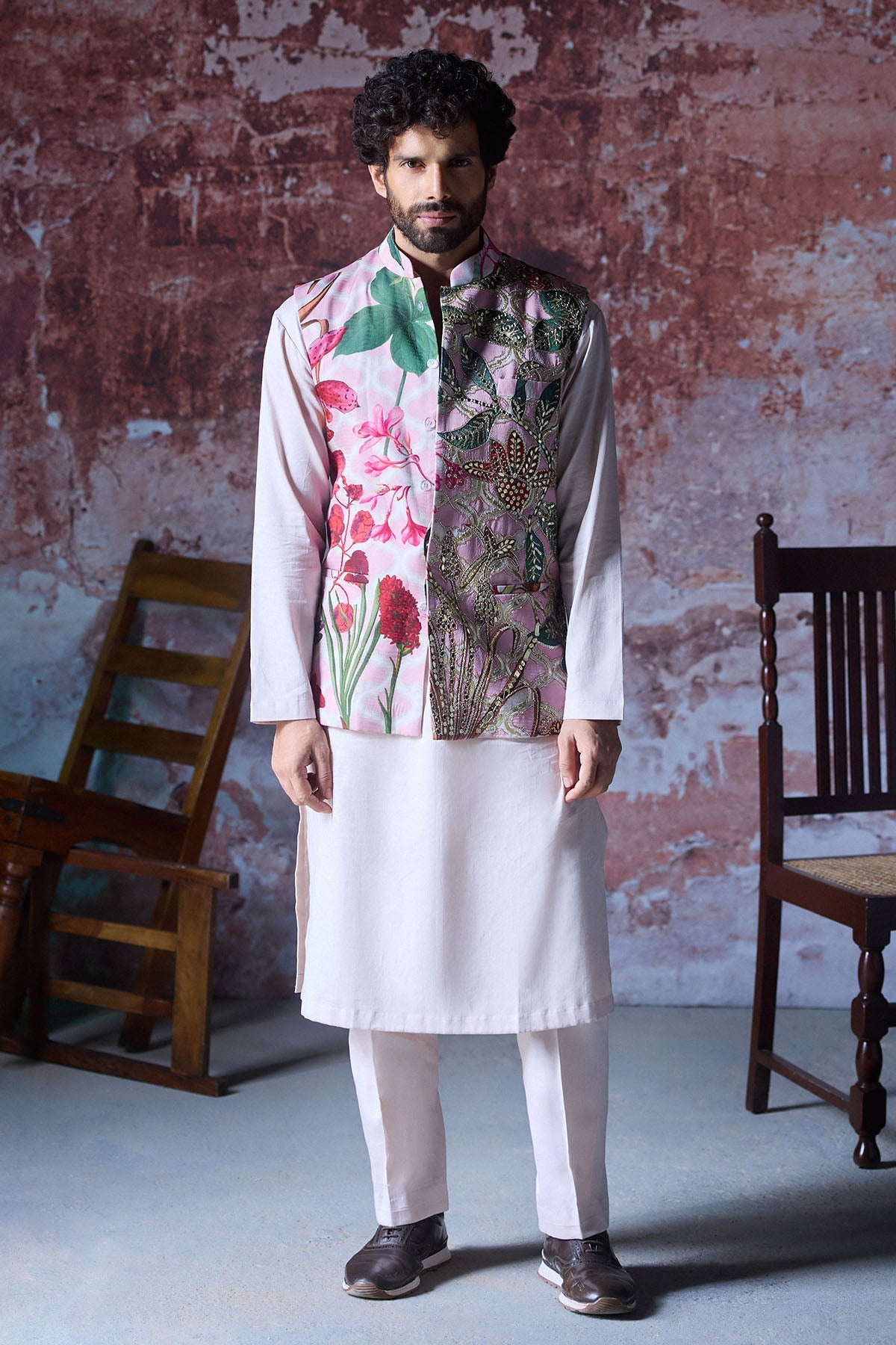 Aseem Embroidered Bandi Set