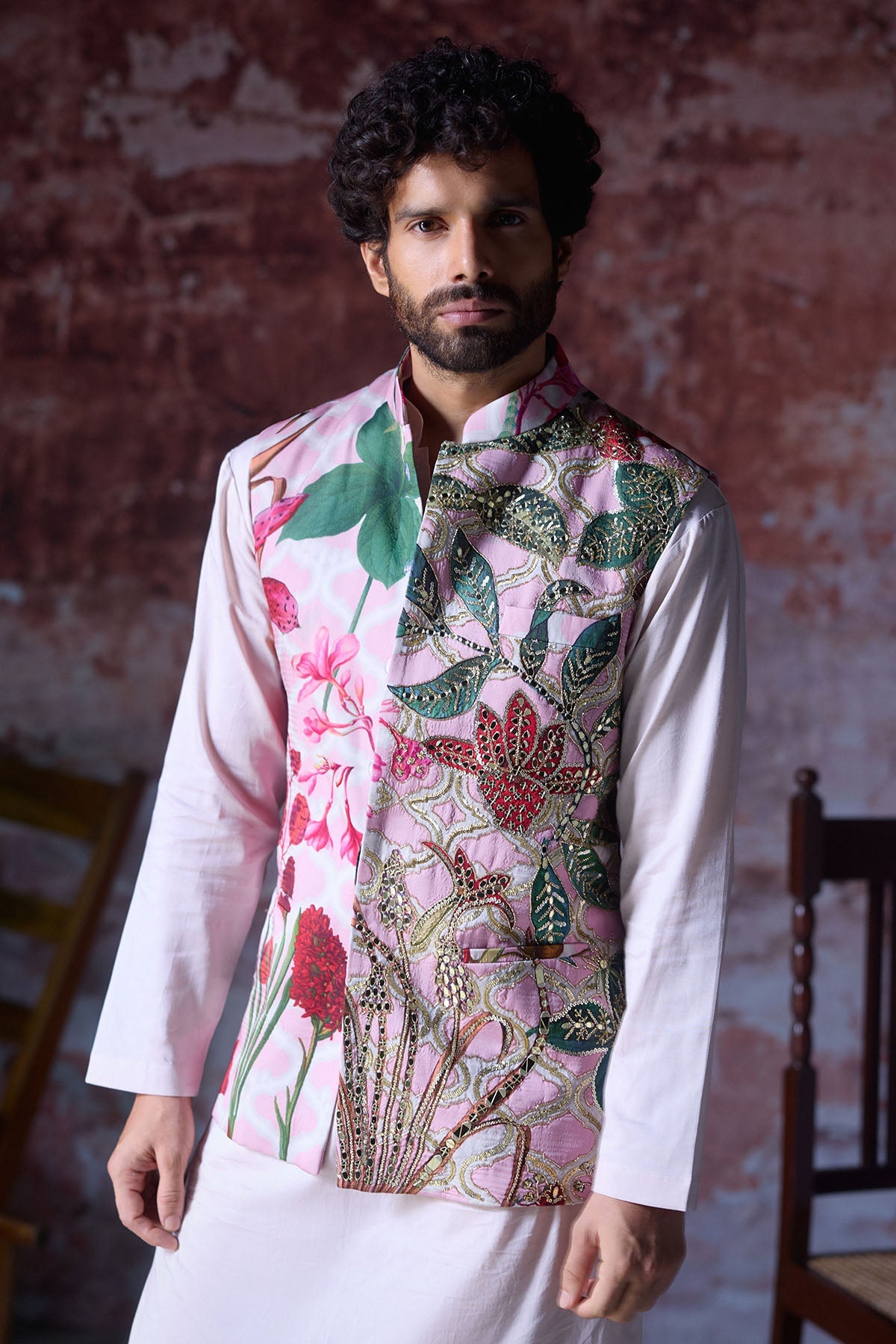 Aseem Embroidered Bandi Set