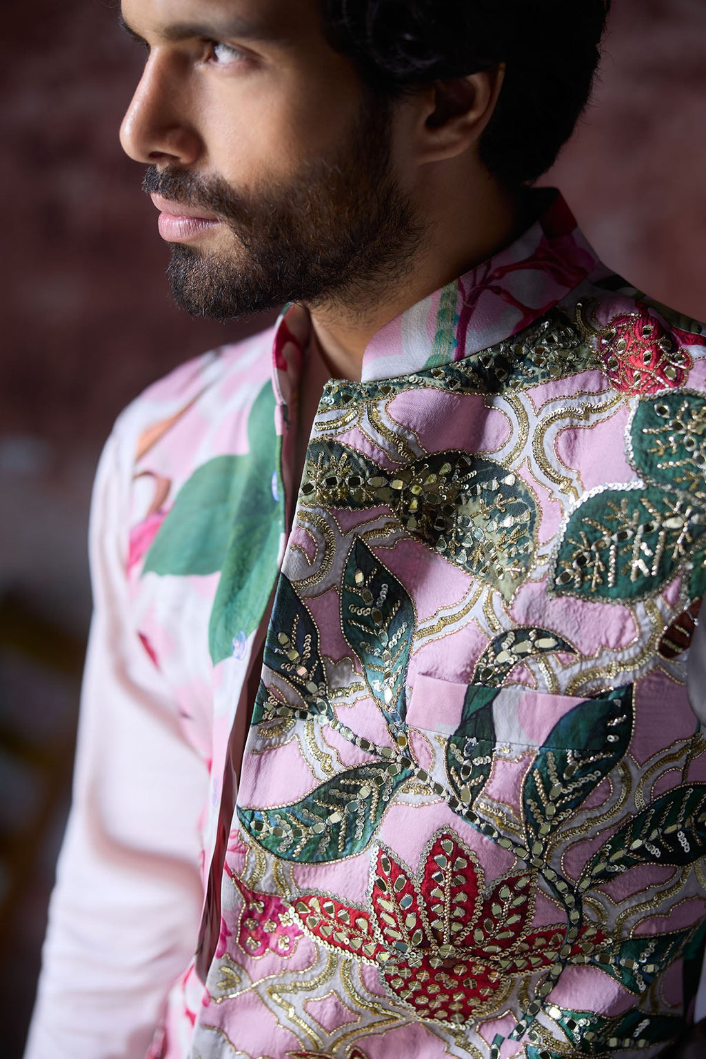 Aseem Embroidered Bandi Set