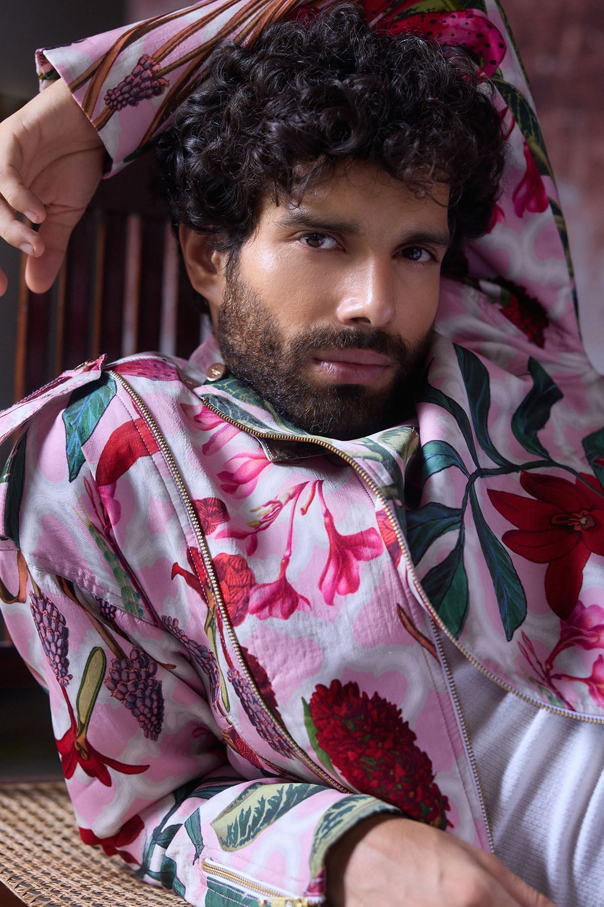 Jaikar Printed Bomber Jacket