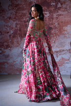 Ramaya Tropical Print Anarkali Set