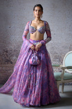 Bhavna Embroidered Printed Lehenga Set