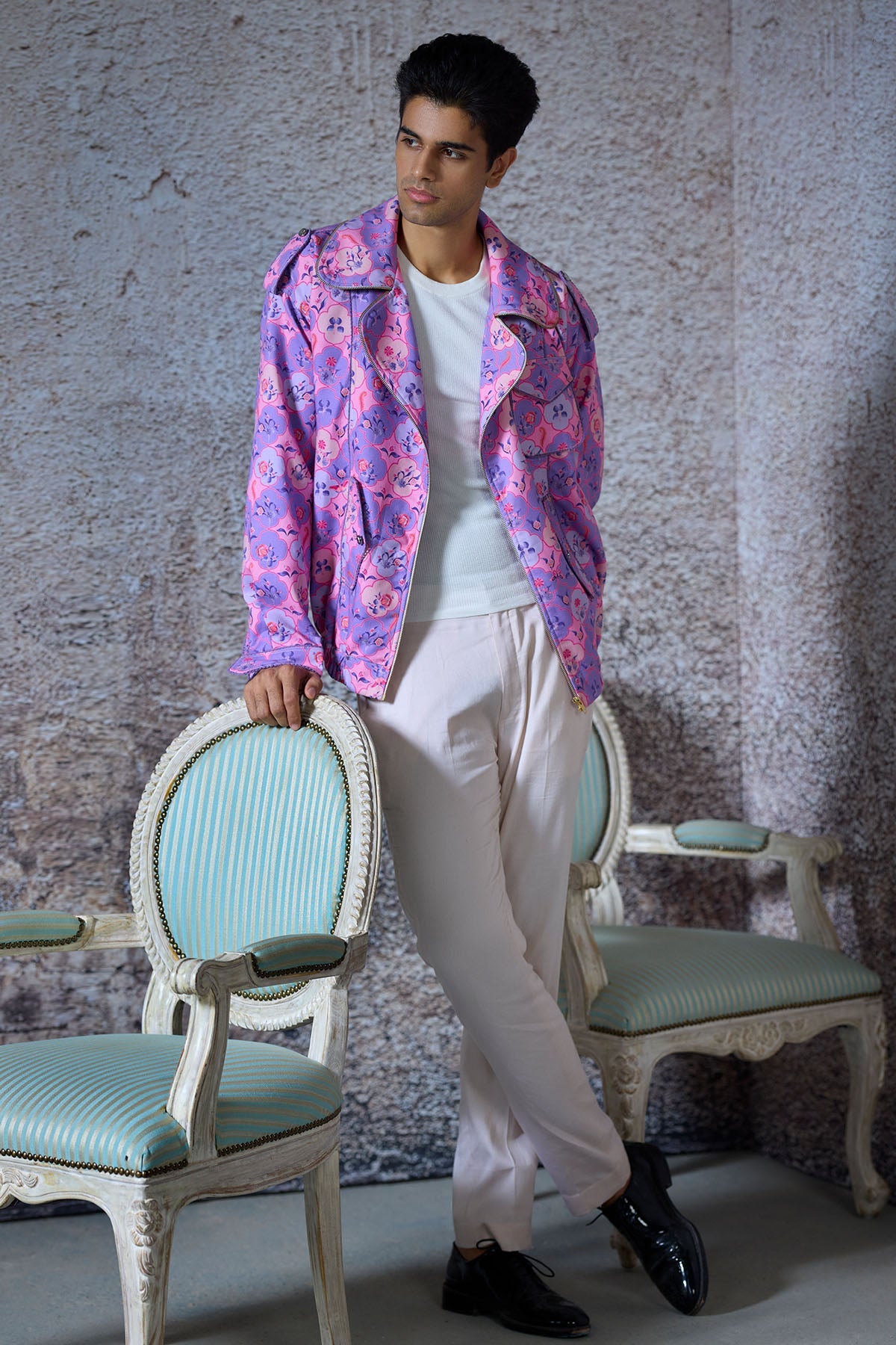 Rob Printed Bomber Jacket