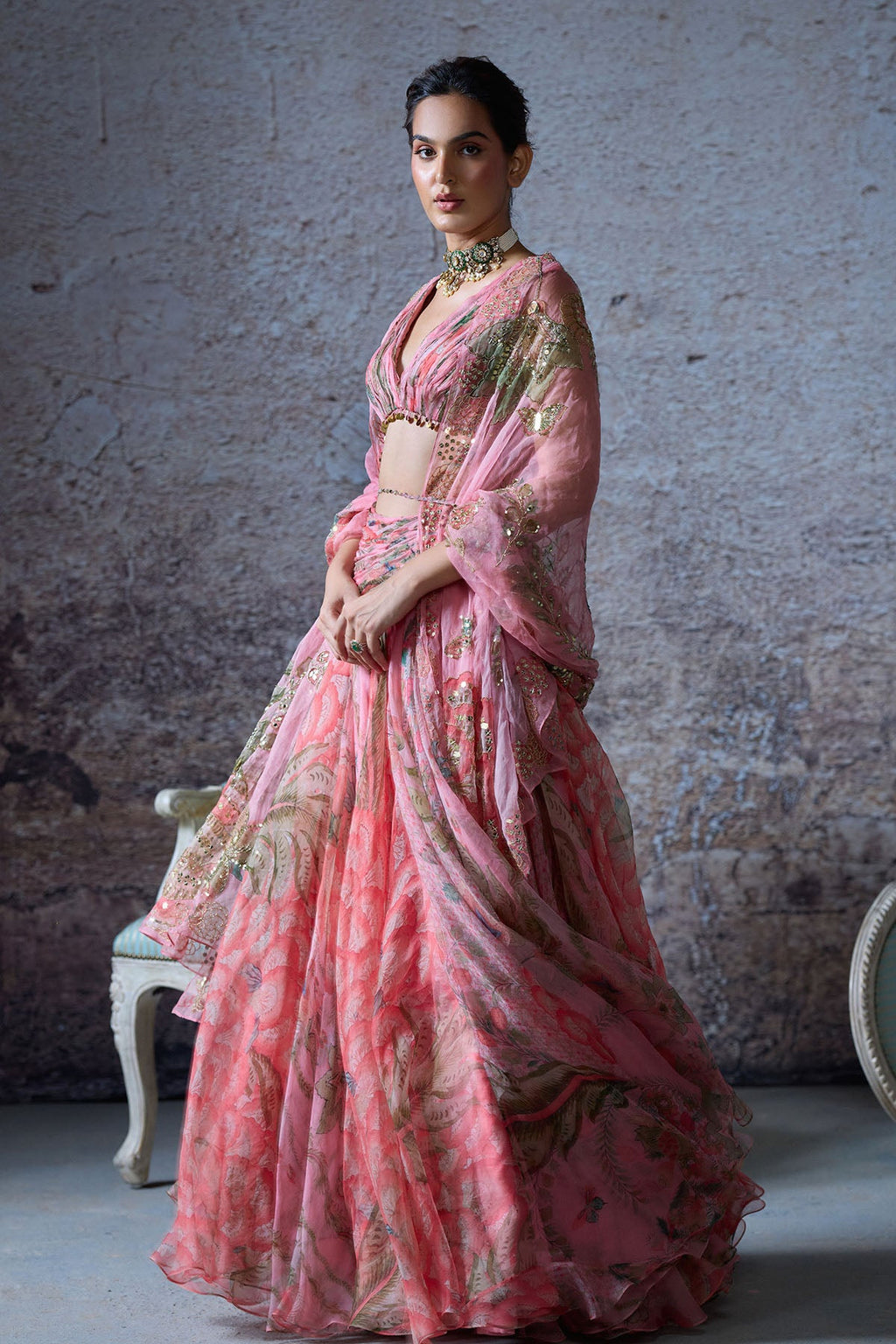 Dua Printed Lehenga Set