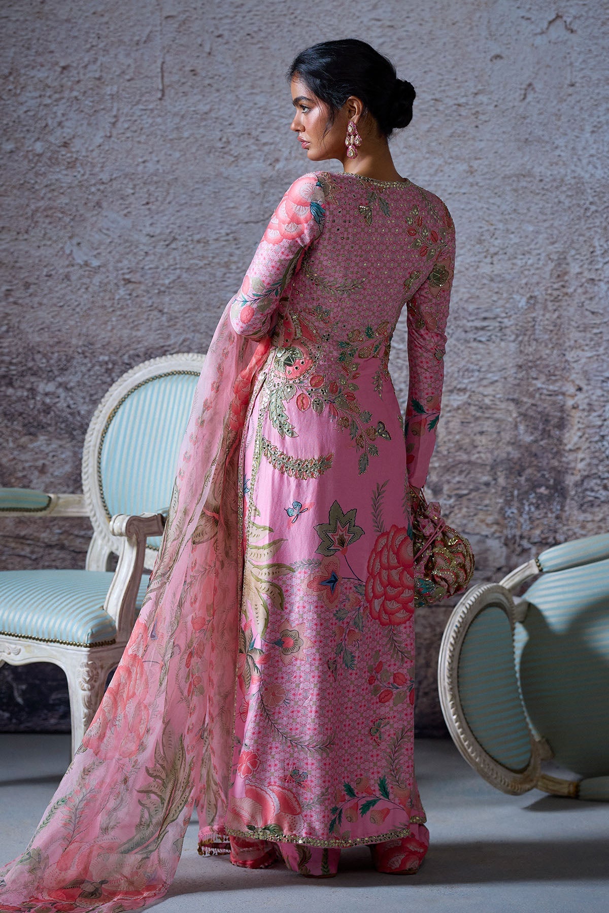 Subah Embroidered Long Kurta Set