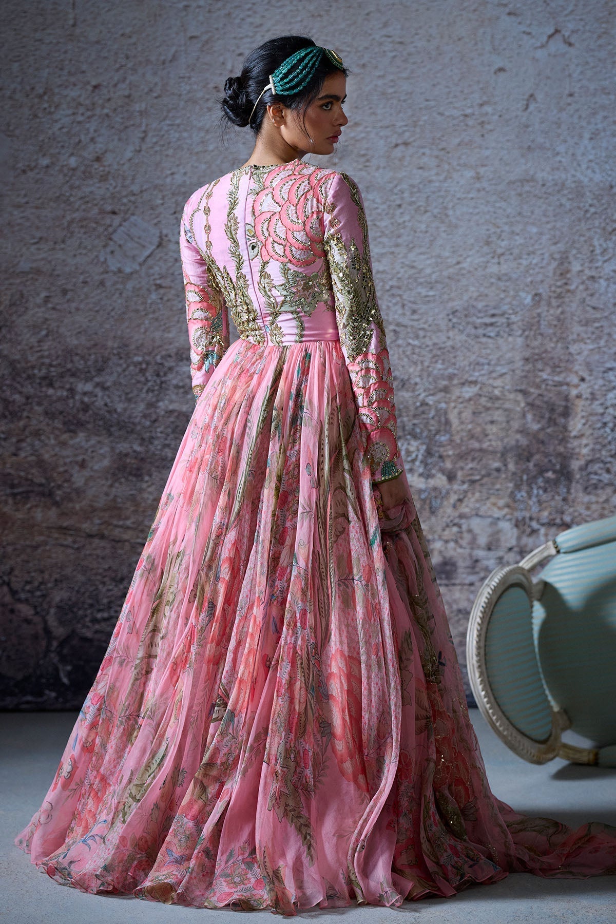 Adira Embroidered Anarkali Set