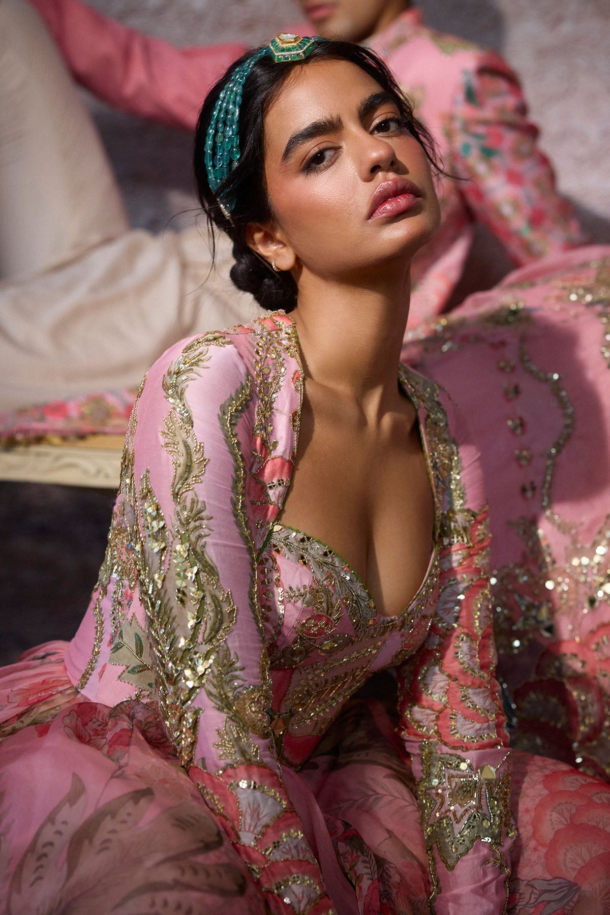 Adira Embroidered Anarkali Set