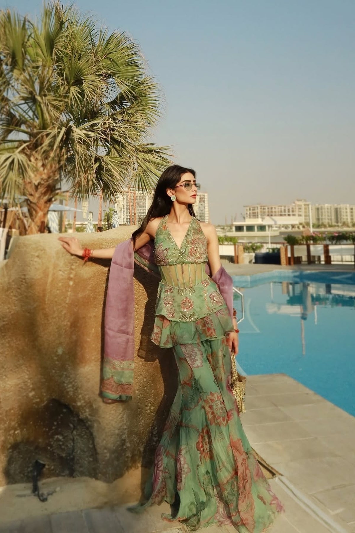Atisha Pratap Singh In Hawa Sharara Set