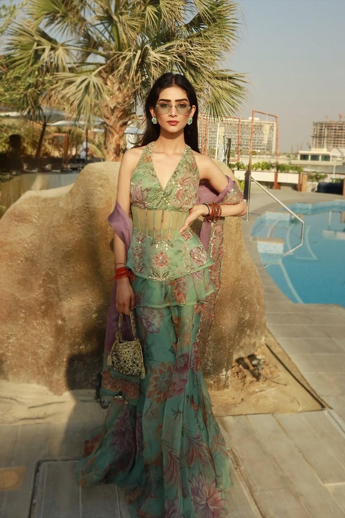 Atisha Pratap Singh In Hawa Sharara Set