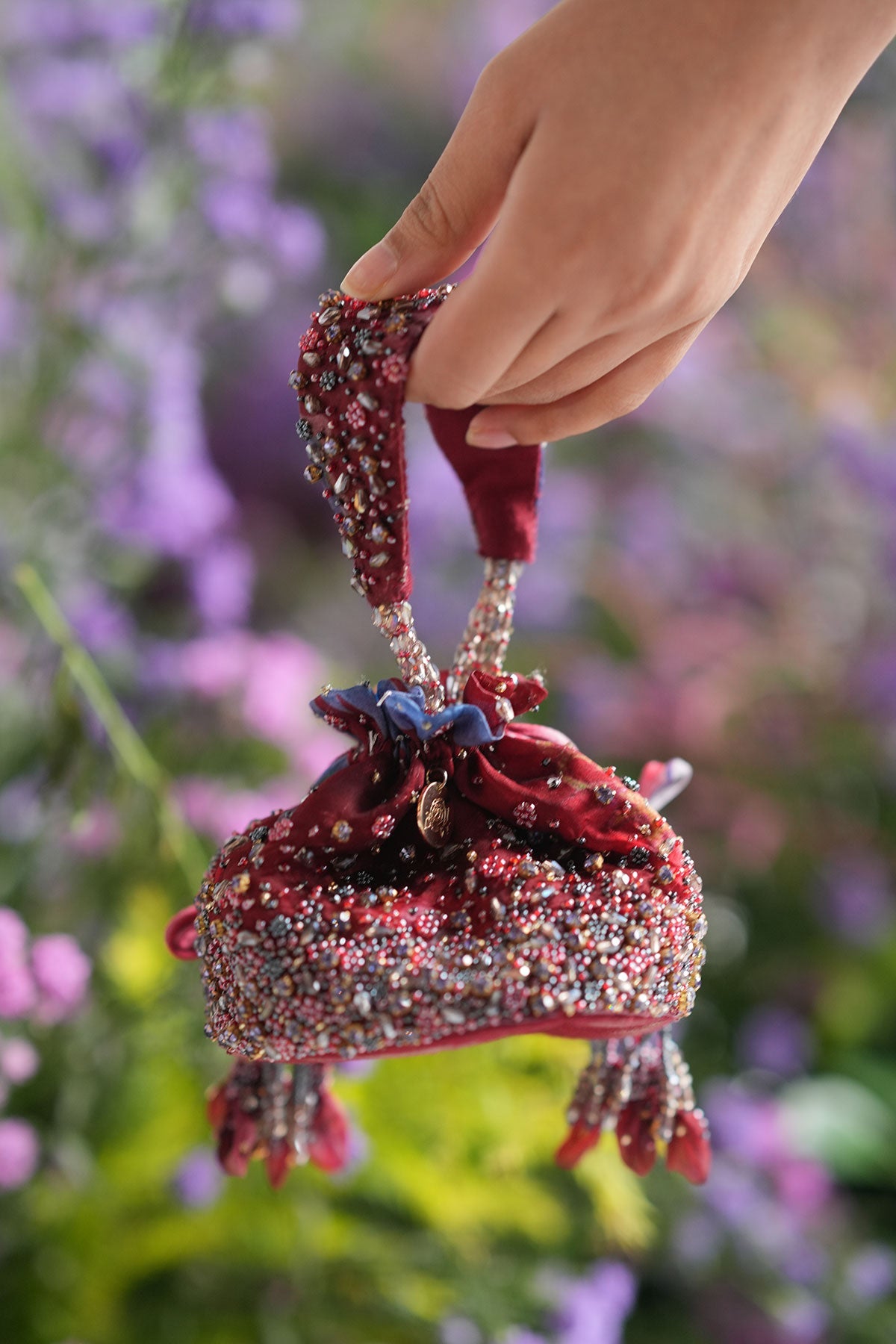 Royal Red Mini Potli Bag