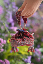 Royal Red Mini Potli Bag