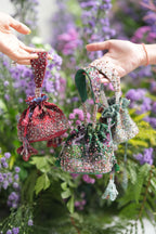 Forest Green Mini Potli Bag