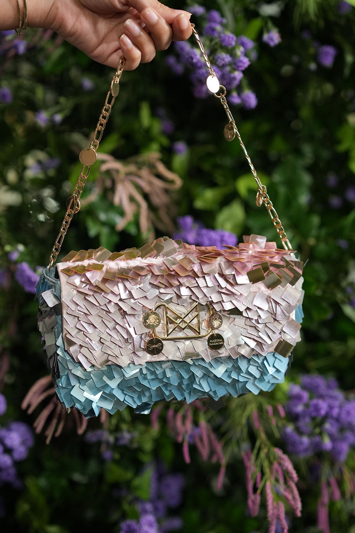 Scarlette Sequins Bag In Multicolor