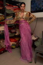Akira + Alizeh Pre Draped Saree
