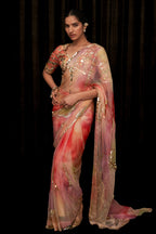Kashmala Embroidered Pre Draped Saree