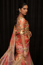 Kashmala Embroidered Pre Draped Saree