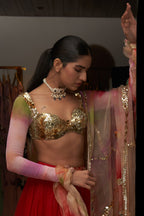 Neha Lehenga Set With Belt