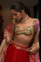 Neha Lehenga Set With Belt