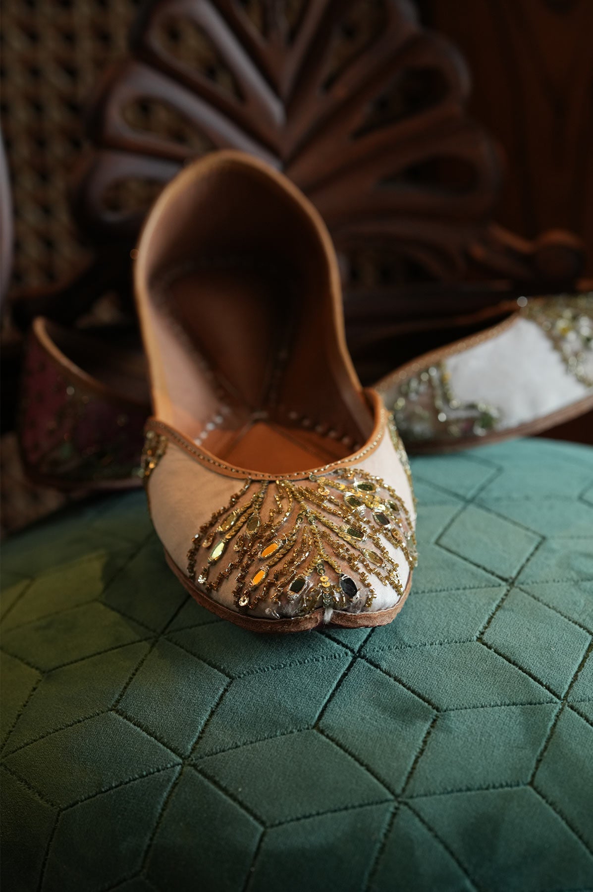 Rose Embroidered Juttie