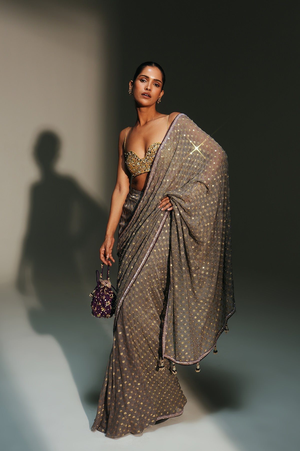 Grapevine Hand Embroidered Potli Bag