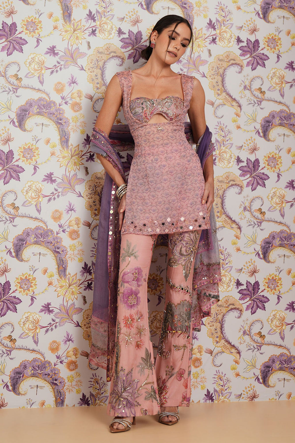 Isra Grace Embroidered Suit Set