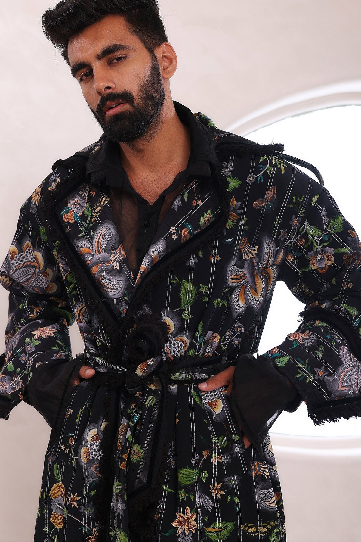 Aham Trench Coat Set