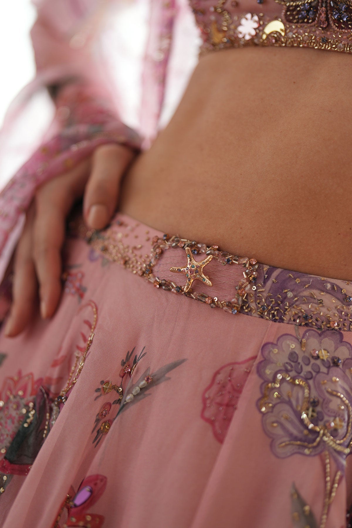 Samaira Hand Embroidered Lehenga Set