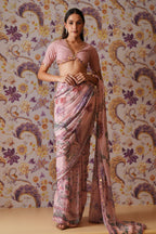 Sofia Embroidered Pre-Draped Saree