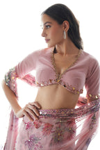 Sofia Embroidered Pre-Draped Saree
