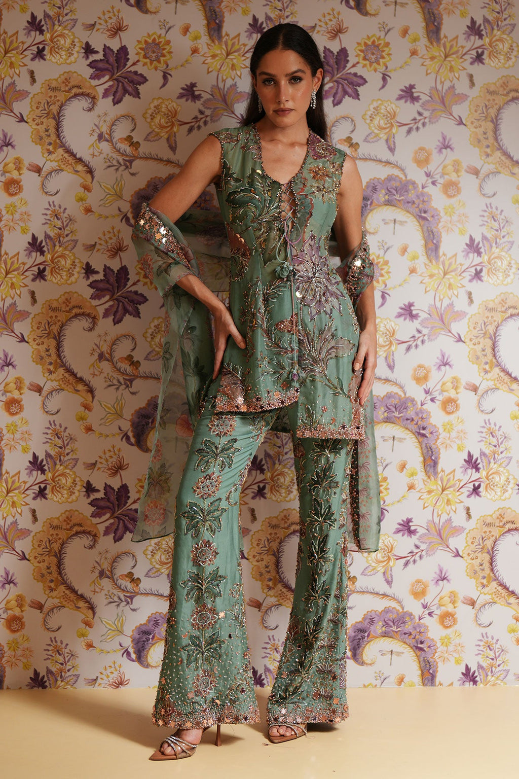 Sania Hand Embroidered Kurta Set