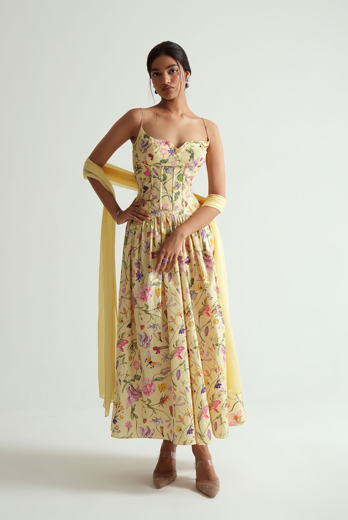 Rosy Skirt Set