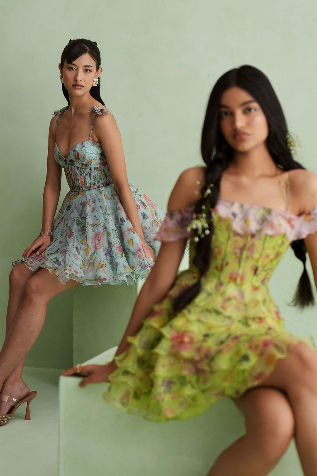 Flutter Off-Shoulder Dress