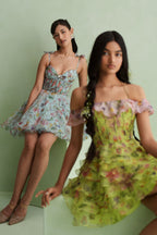 Flutter Off-Shoulder Dress