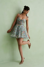 Cloud Floral Mini Dress