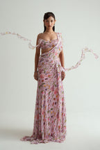 Eva Ruffled Saree