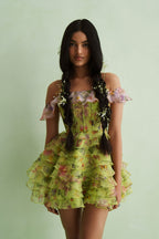 Flutter Off-Shoulder Dress