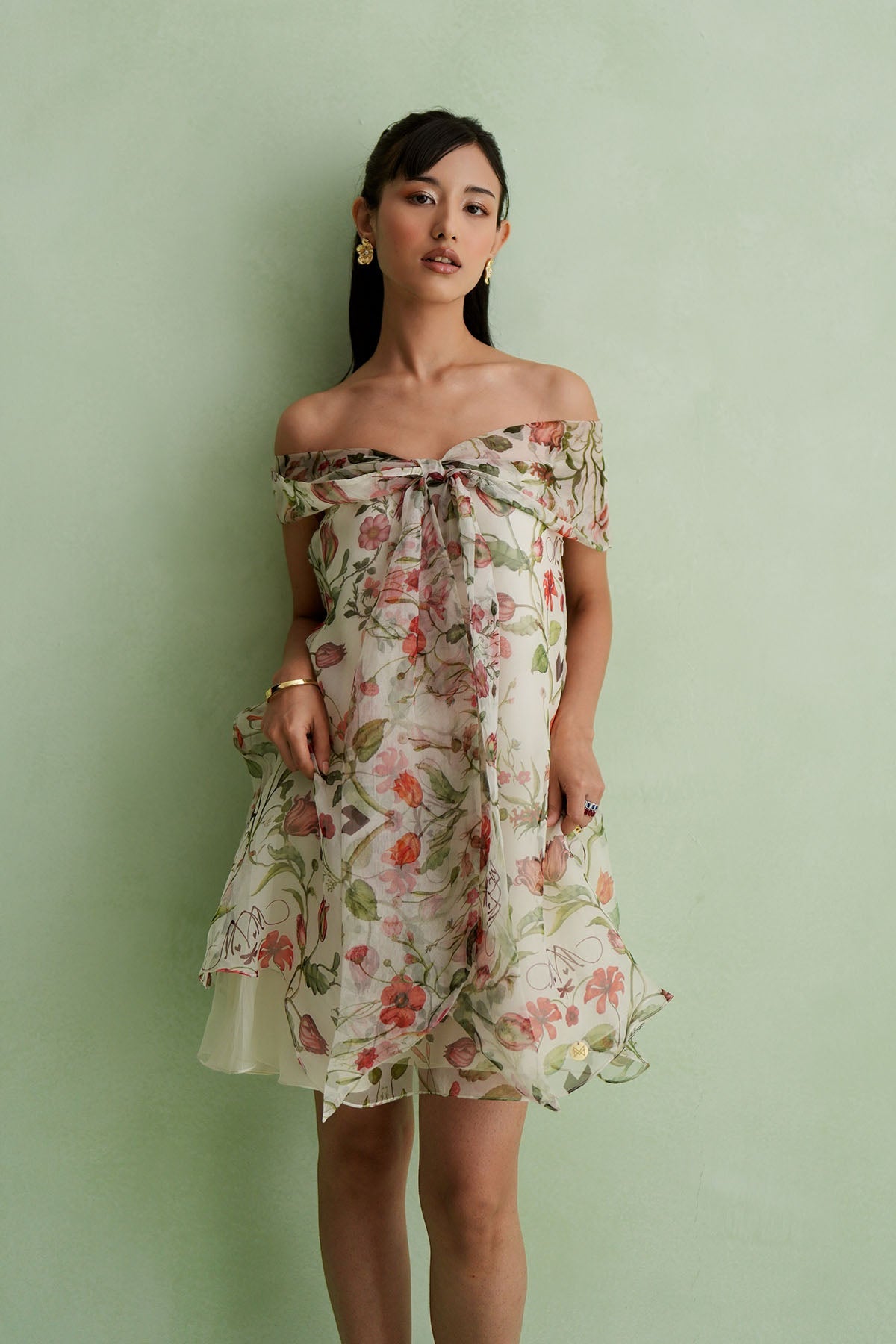 Biscotti Off Shoulder Dress