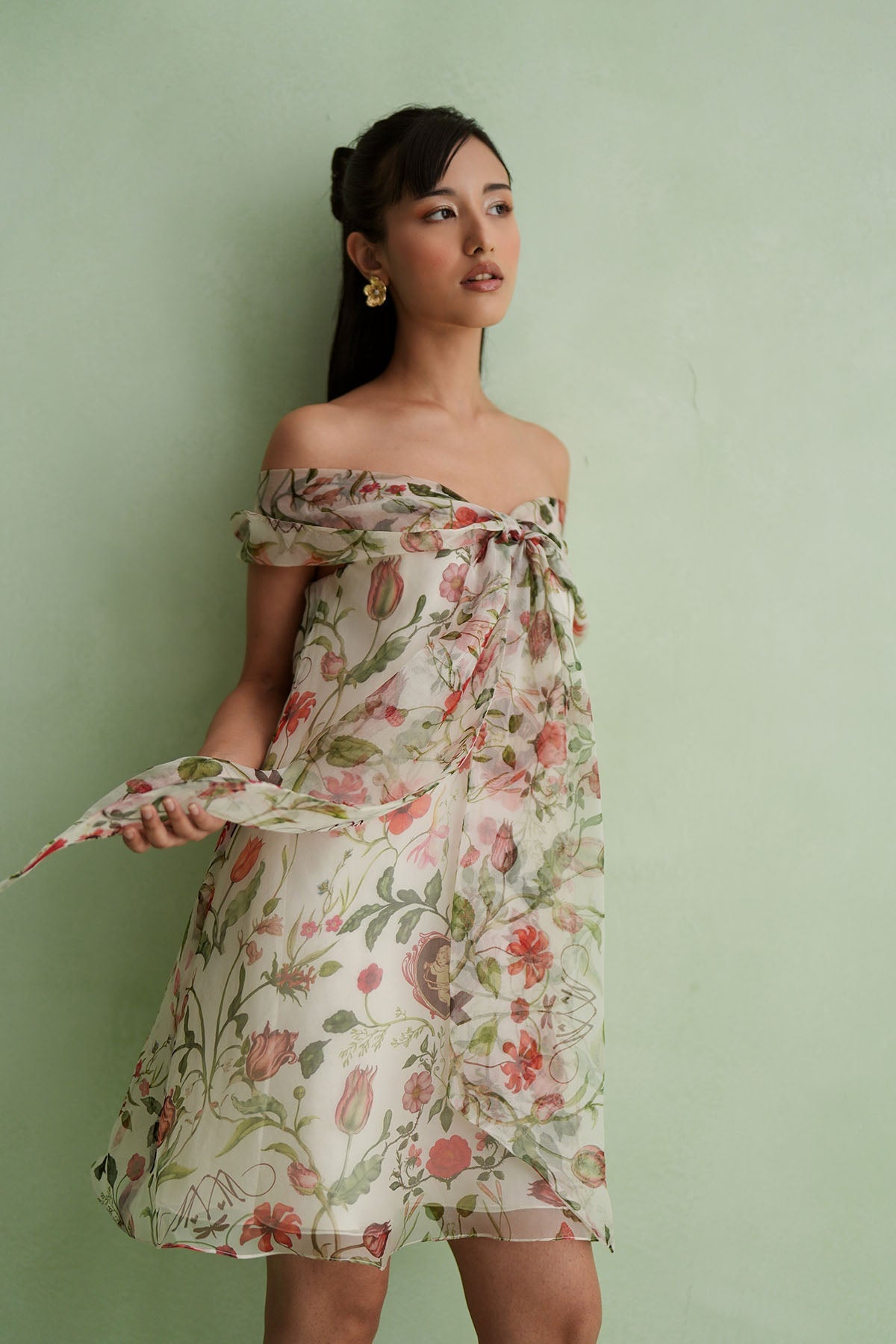 Biscotti Off Shoulder Dress
