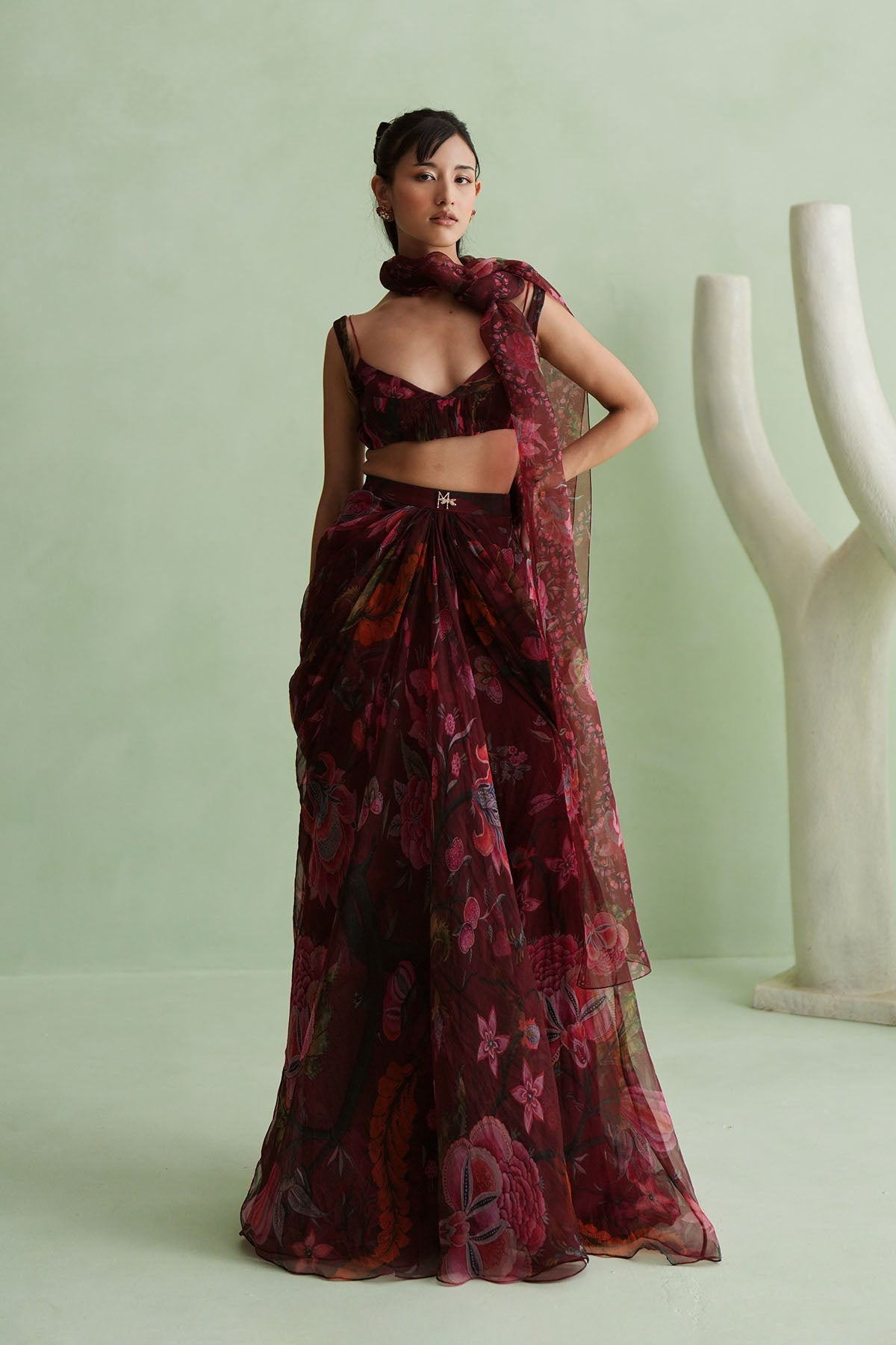 Zivara Draped Skirt