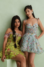 Flutter Off-Shoulder Dress