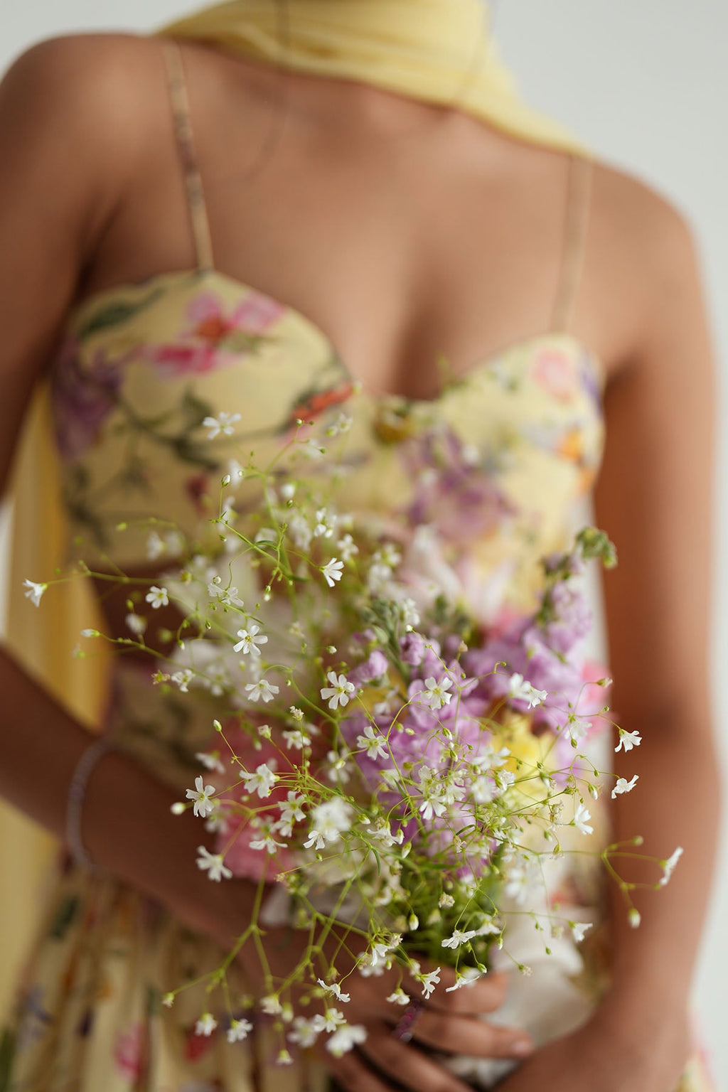 Zinia Crop Lehenga Set