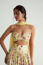 Zinia Crop Lehenga Set