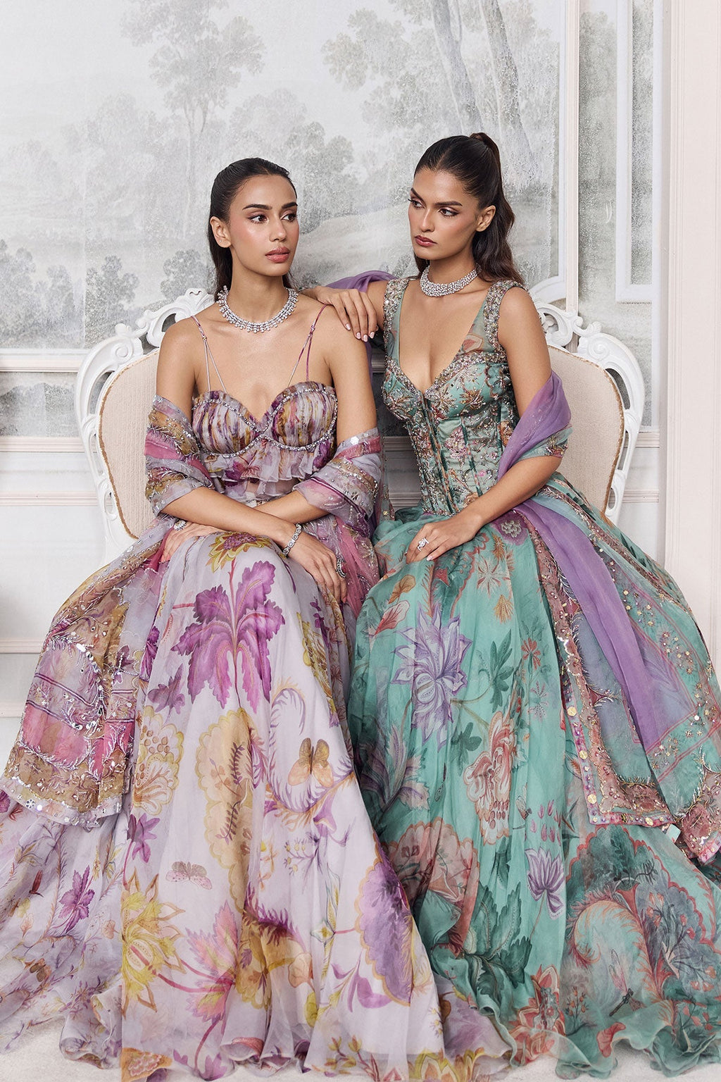 Samira Hand Embroidered Anarkali Set