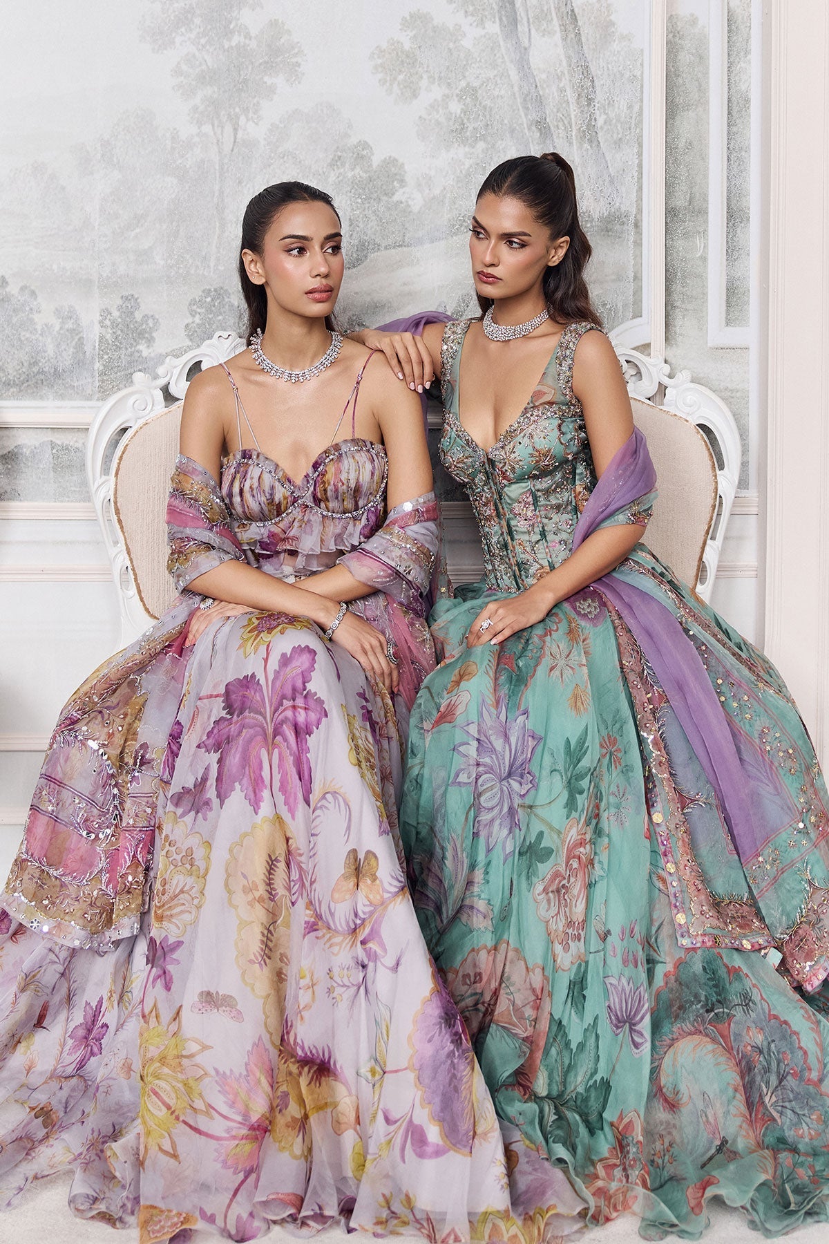Samira Hand Embroidered Anarkali Set