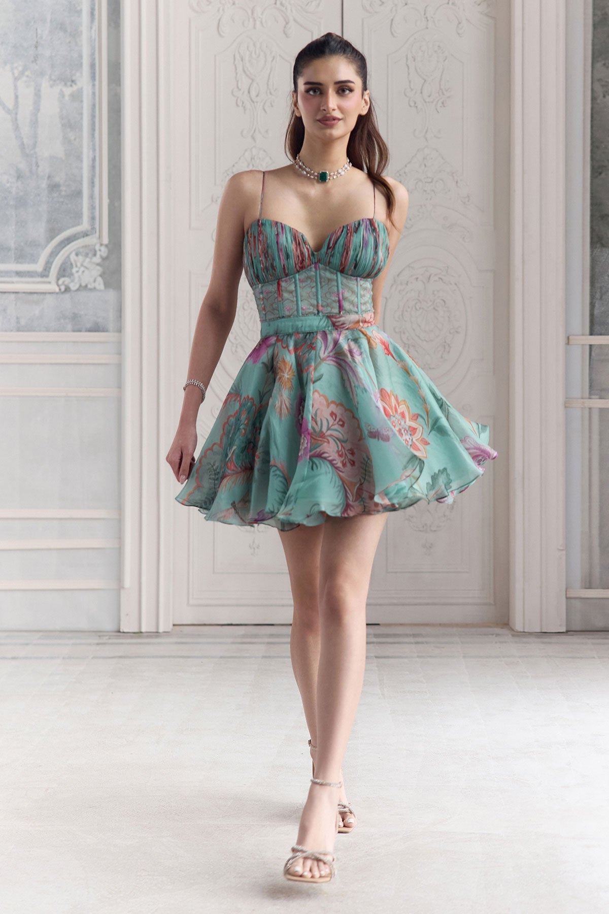 Olivia Flared Midi Dress