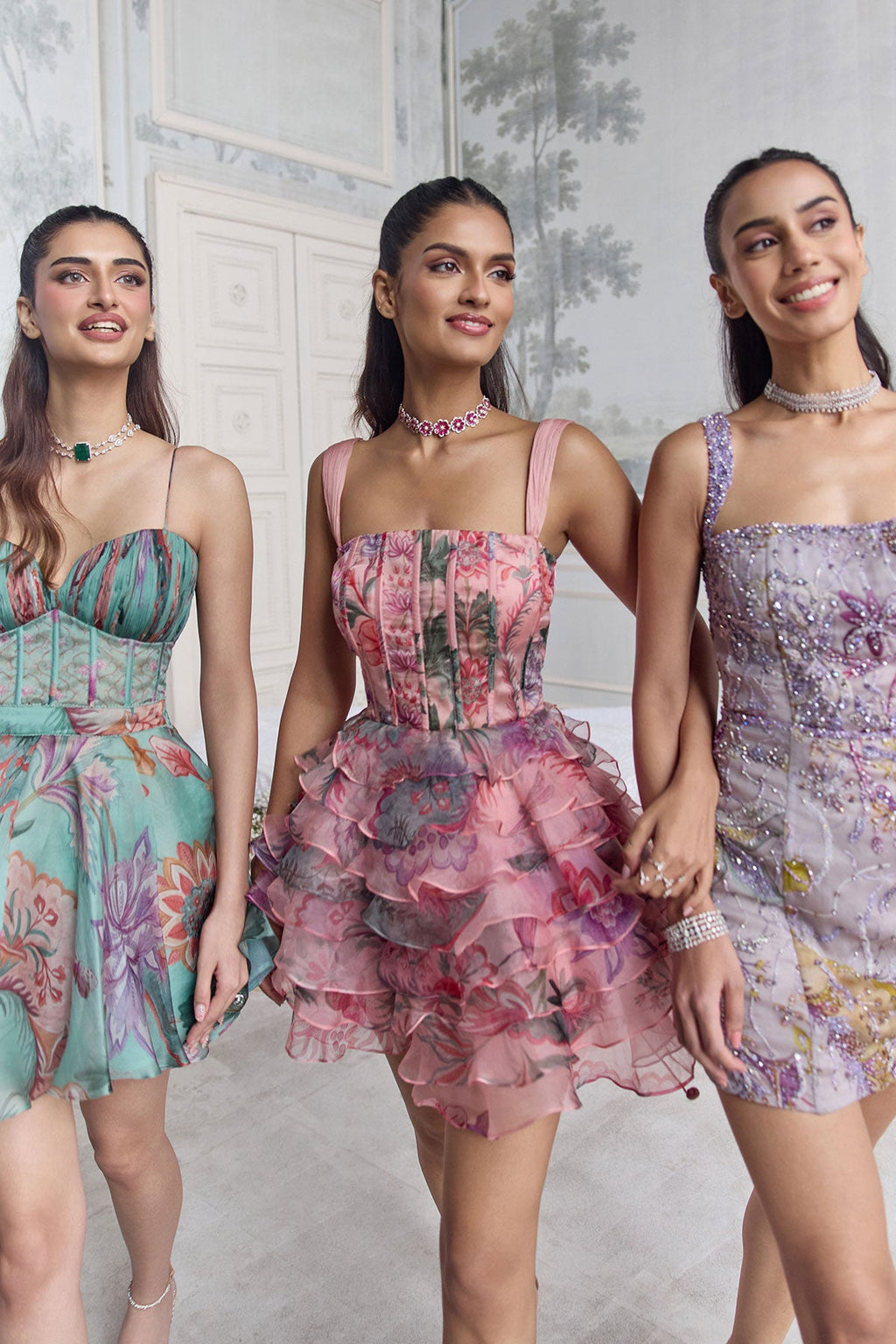 Olivia Flared Midi Dress