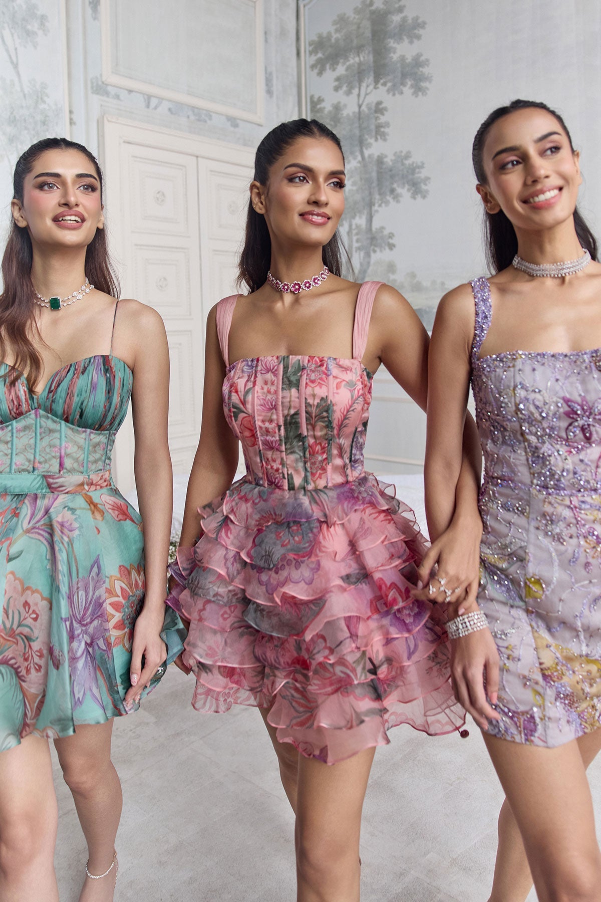 Olivia Flared Midi Dress